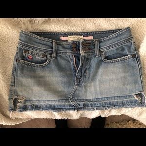 A&F Jean skirt
